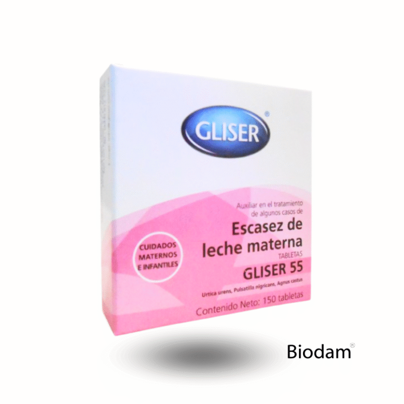 GLISER 55 ESCACEZ DE LECHE MATERNA 150 tabs
