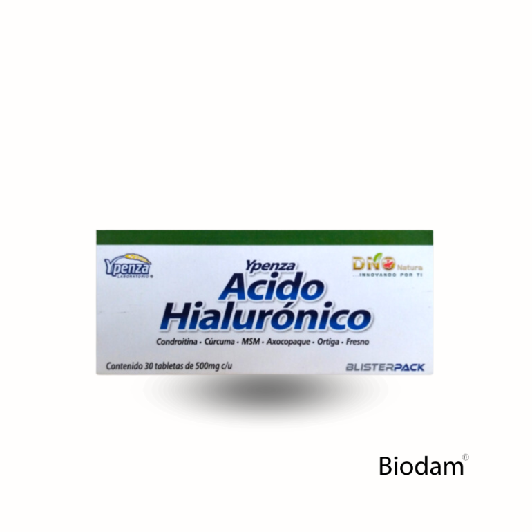 ÁCIDO HIALURÓNICO 500 mg 30 tabs